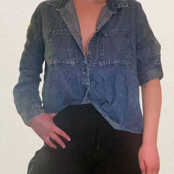 Buckle Acid Wash Shirt - Picture 1 of 7